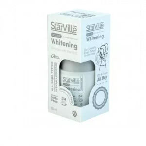 ستارفيل رول اون مزيل عرق وللتفتيح بدون رائحه ابيض 60 مل